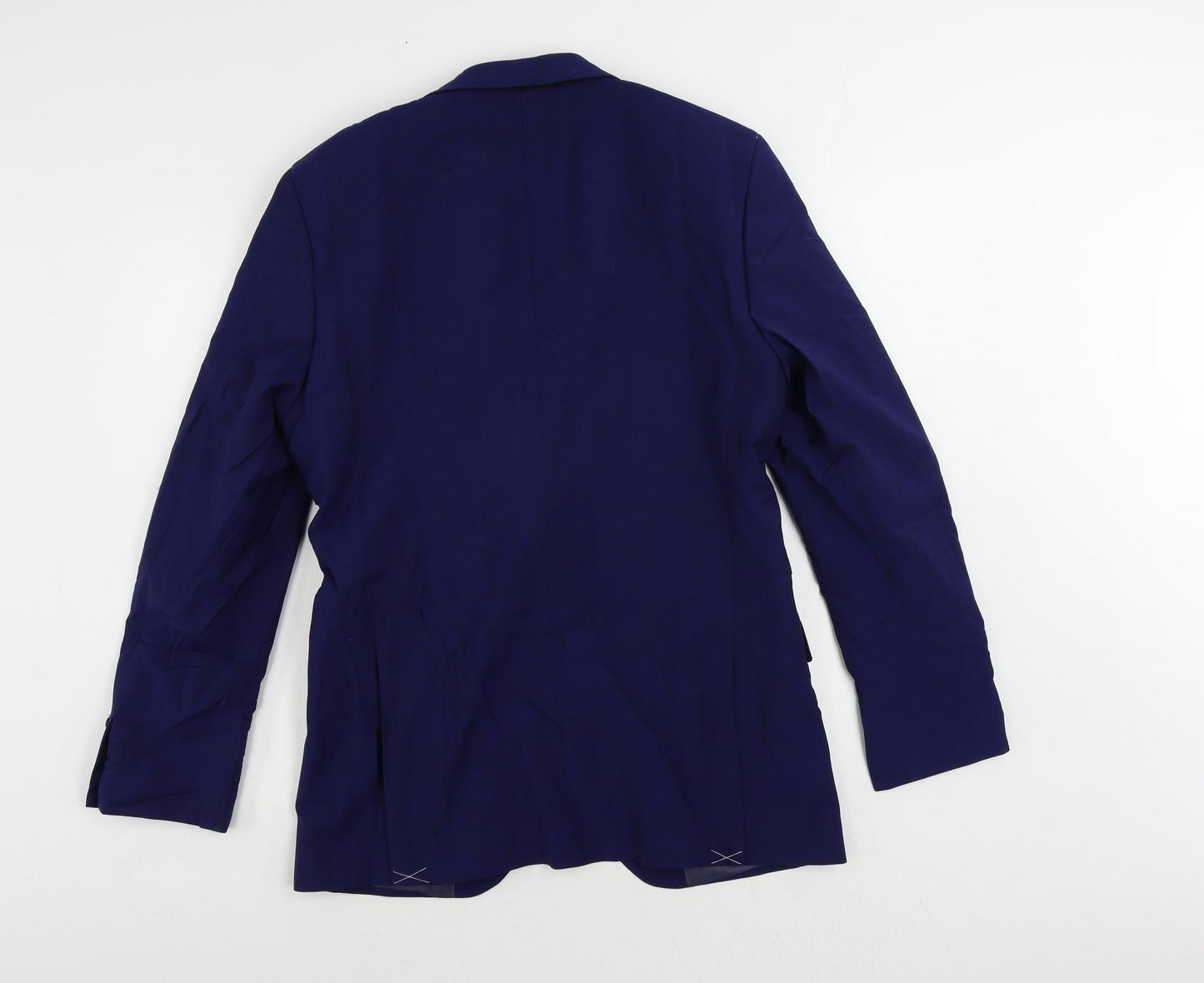 Marks and Spencer Mens Blue Wool Jacket Suit Jacket Size 38 Regular