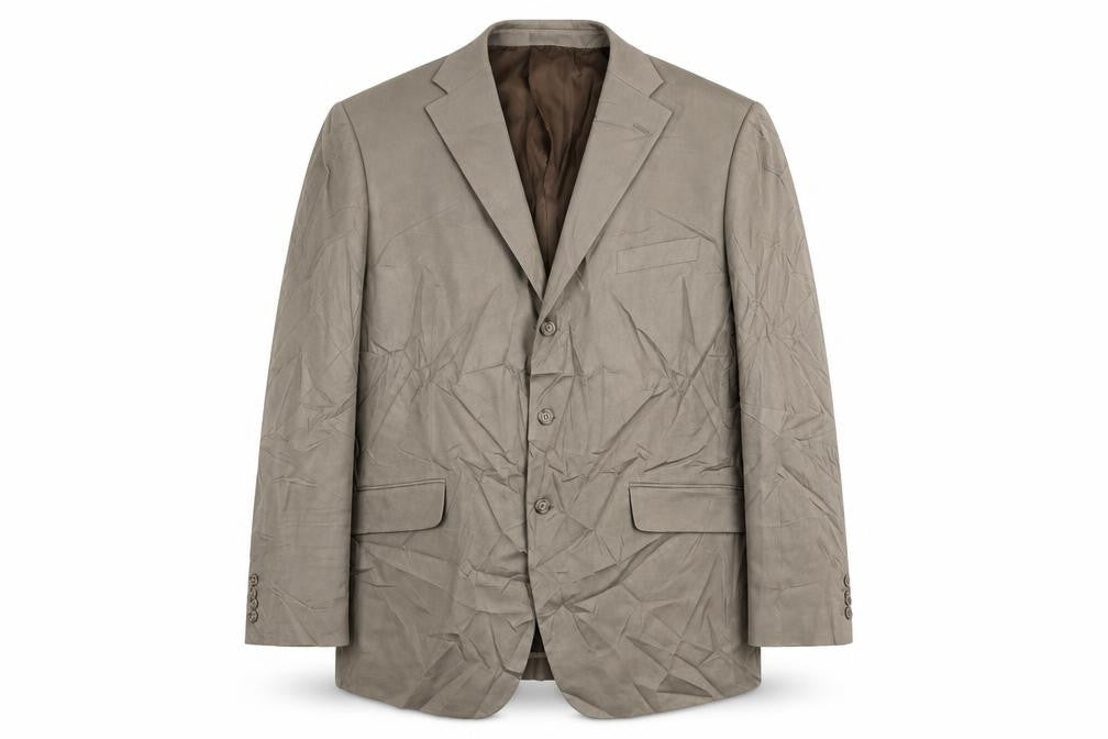 Greenwoods Mens Beige Cotton Jacket Suit Jacket Size 46 Regular