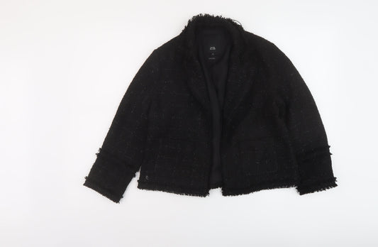 River Island Womens Black Jacket Size 10