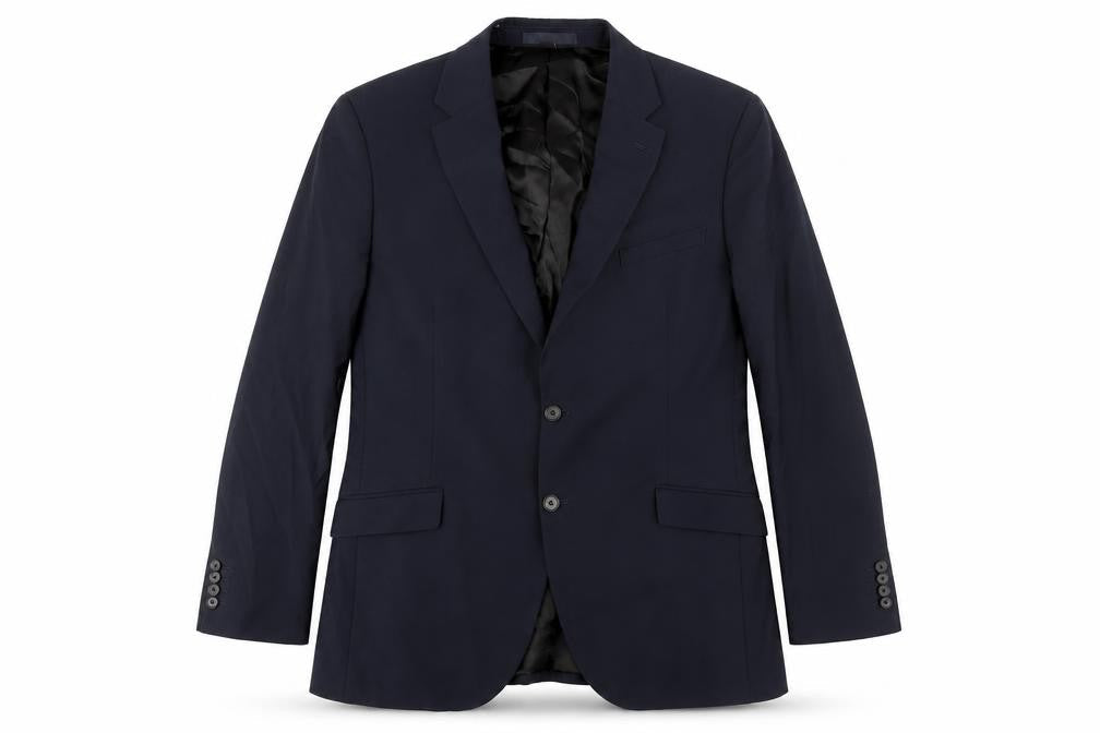 Marks and Spencer Mens Blue Wool Jacket Suit Jacket Size 44 Regular