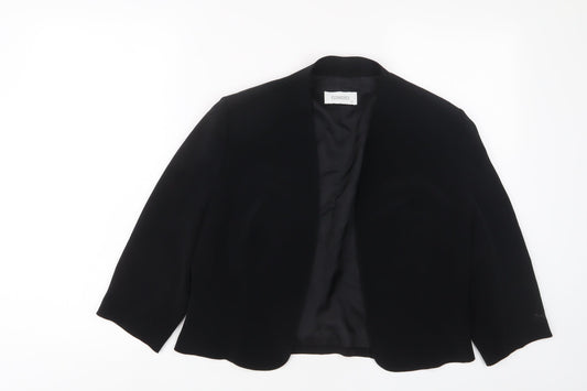 CONDICI Womens Black Jacket Blazer Size 12 - Open