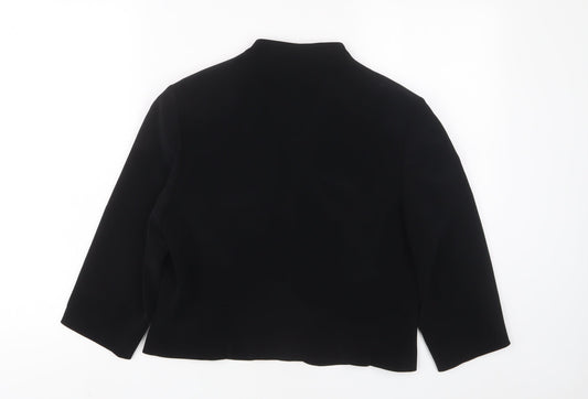 CONDICI Womens Black Jacket Blazer Size 12 - Open