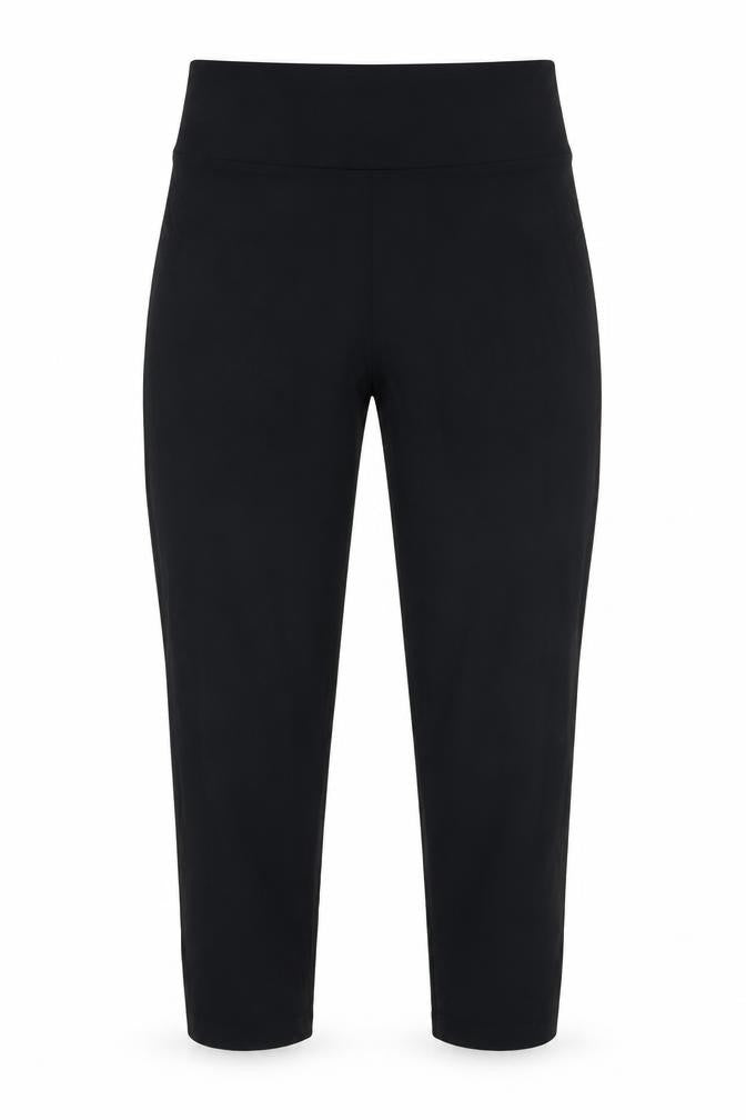 Marks and Spencer Womens Black Viscose Capri Leggings Size 6 L20 in