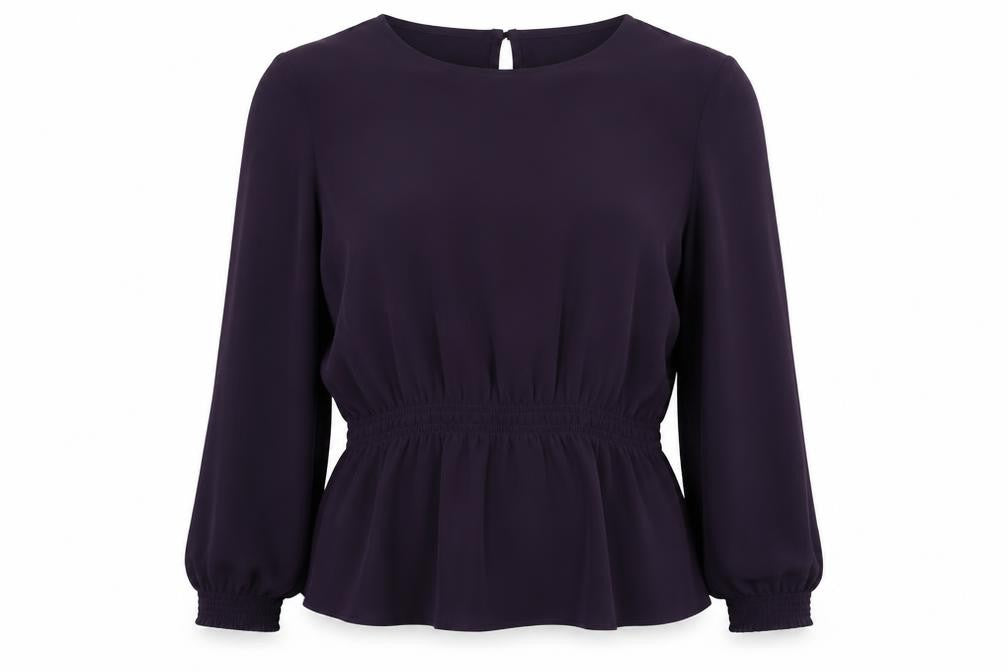Womens UK Size M Gap Purple Polyester Blouse