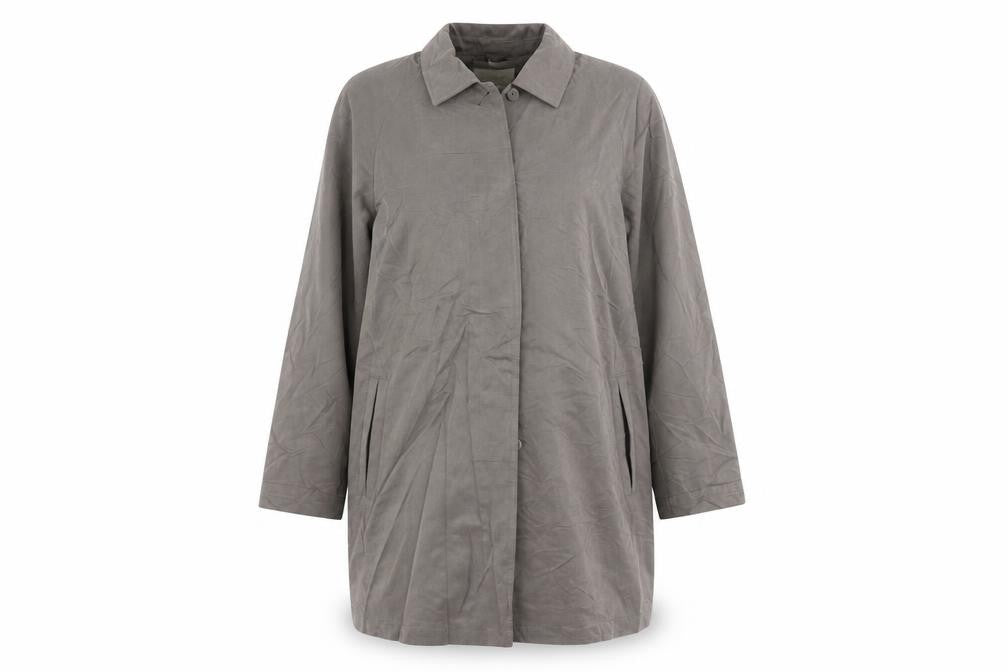 Dannimac Womens Grey Overcoat Coat Size XL Button - Vintage