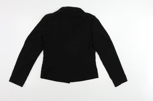 New Look Womens Black Jacket Blazer Size 10 - Open