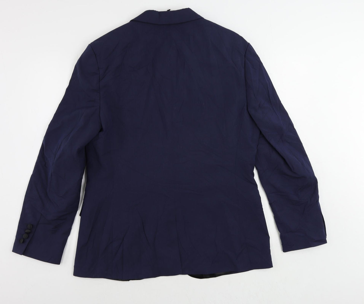 ASOS Mens Blue Polyester Tuxedo Suit Jacket Size 42 Regular