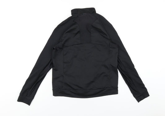 DECATHLON Boys Black Jacket Size 12-13 Years Zip