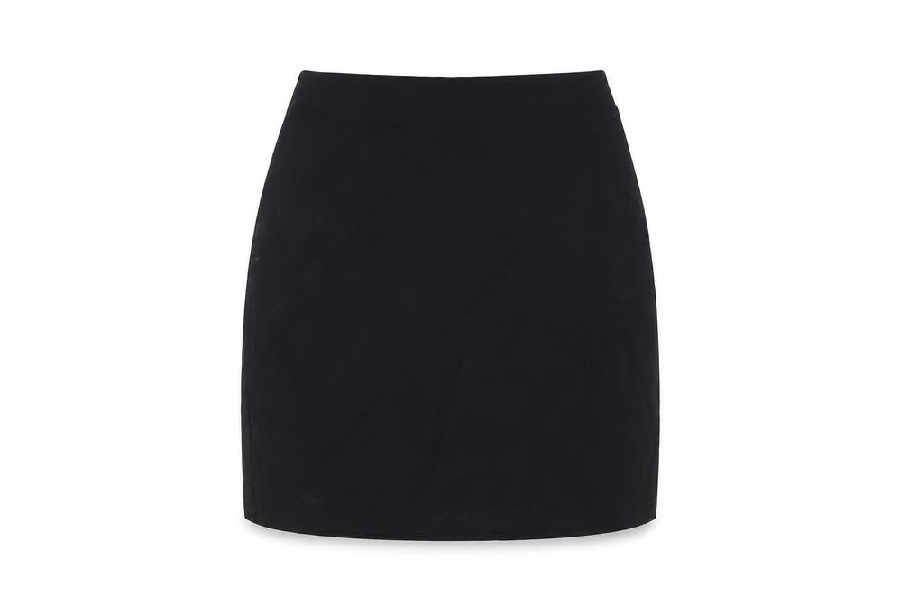 Banner Womens Black Viscose Mini Skirt Size 24 in