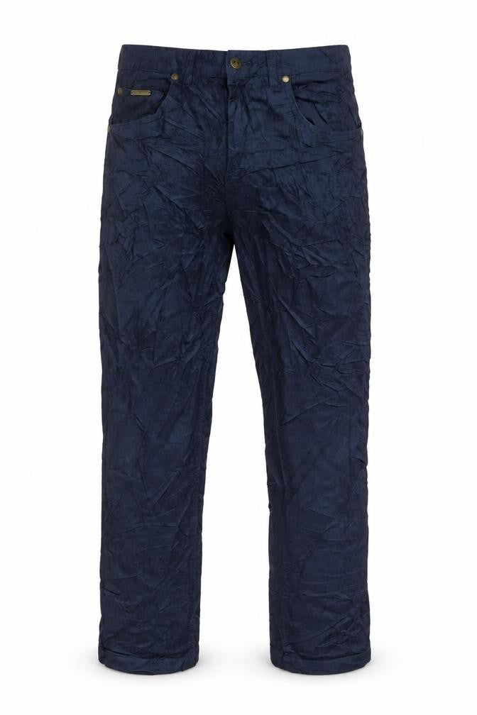 Peter Christian Mens Blue Camel Trousers Size 32 in L29 in Regular Button
