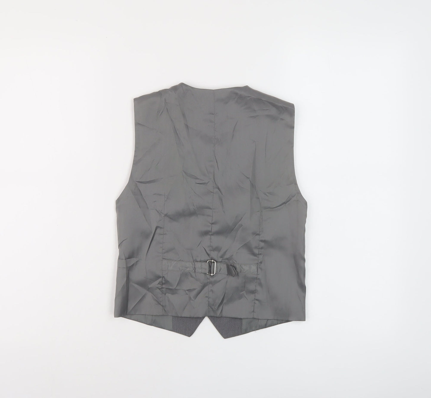 NEXT Boys Grey Jacket Waistcoat Size 8 Years Button