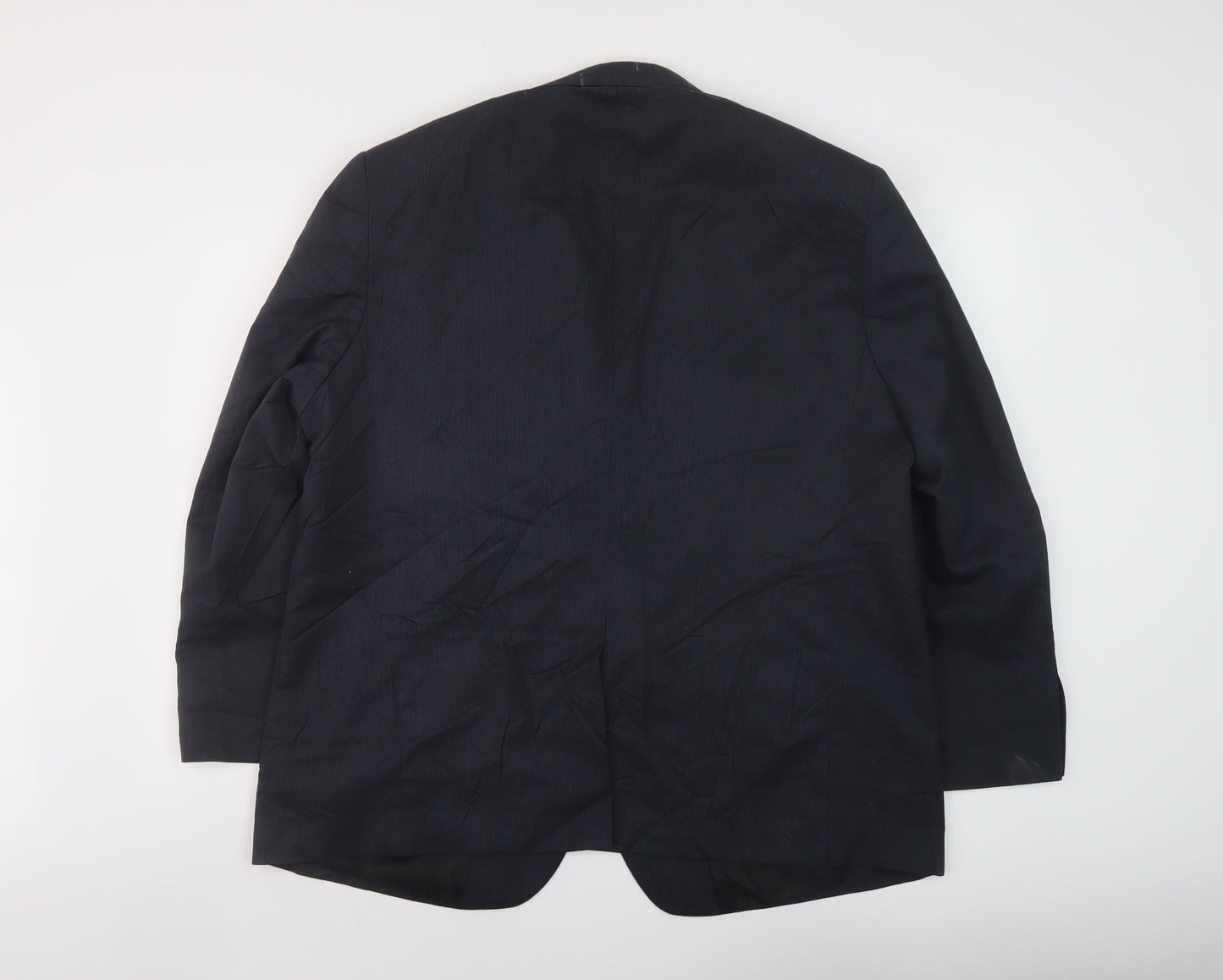Marks and Spencer Mens Blue Polyester Jacket Suit Jacket Size XL Regular