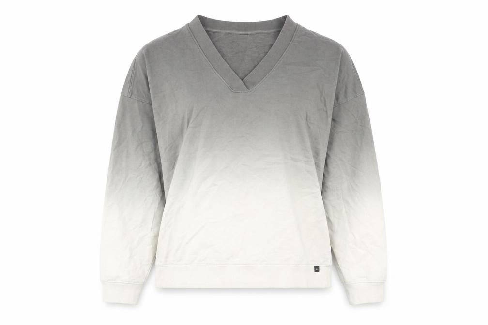 Marks and Spencer Womens Grey Cotton Pullover Sweatshirt Size XS Pullover - Ombre