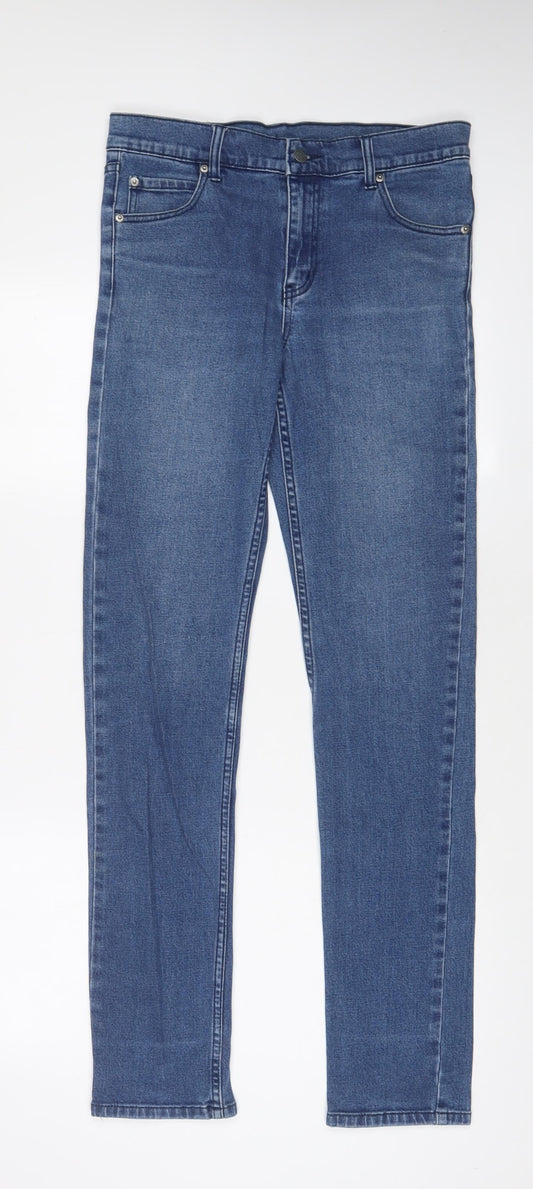Cheap Monday Womens Blue Cotton Skinny Jeans Size 32 in L34 in Regular Zip