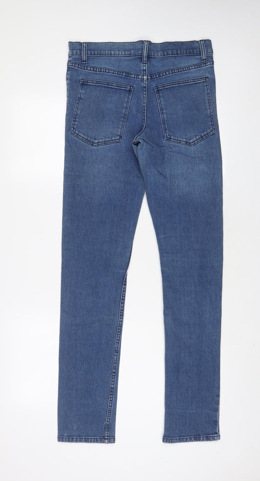 Cheap Monday Womens Blue Cotton Skinny Jeans Size 32 in L34 in Regular Zip