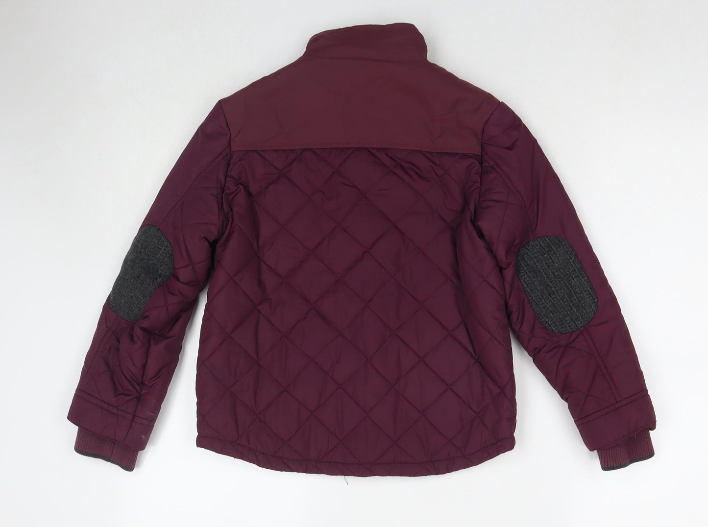 Baker Boys Red Quilted Jacket Size 9 Years Zip