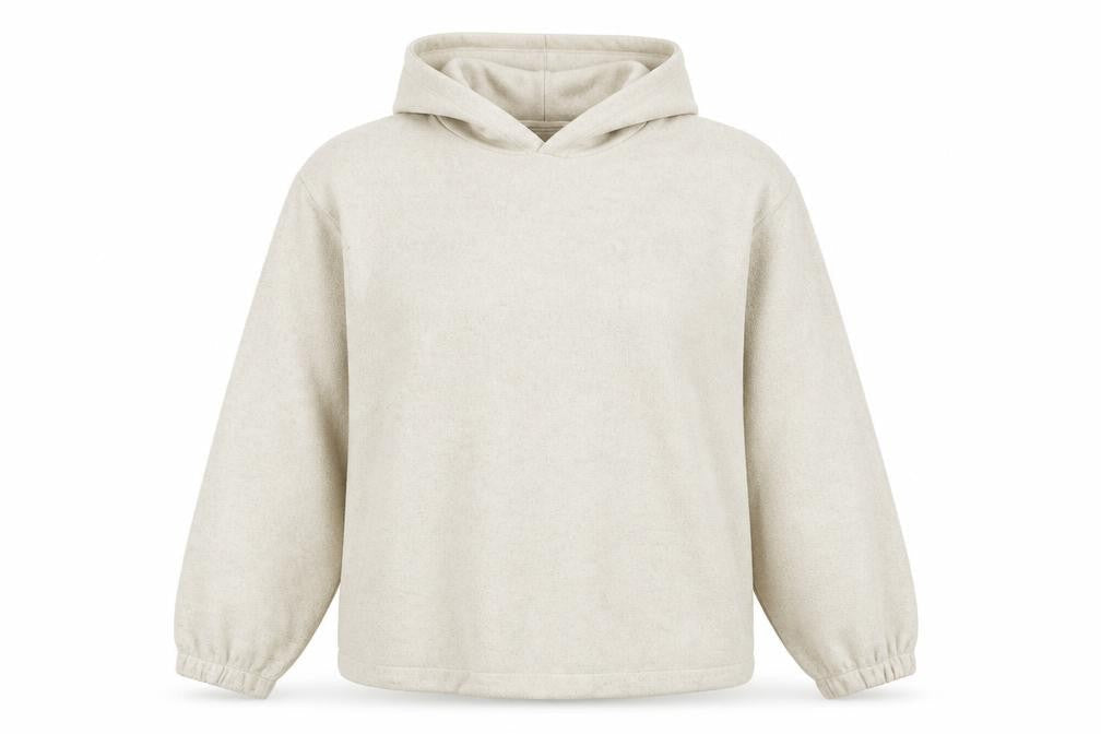 Zara Womens Beige Polyester Pullover Hoodie Size M Pullover
