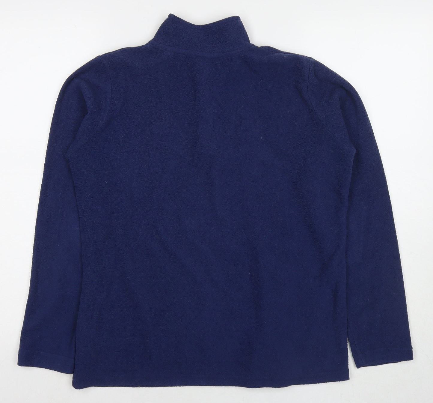 Freedom Trail Womens Blue Polyester Pullover Sweatshirt Size 10 Zip