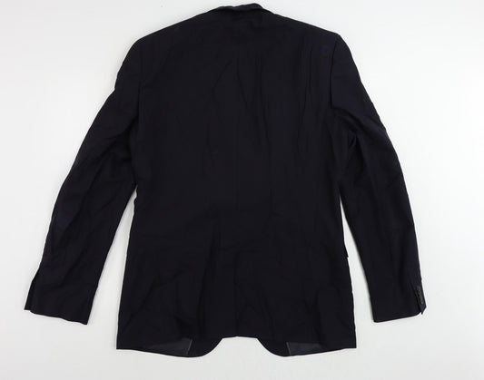 NEXT Mens Blue Wool Jacket Suit Jacket Size 44 Regular