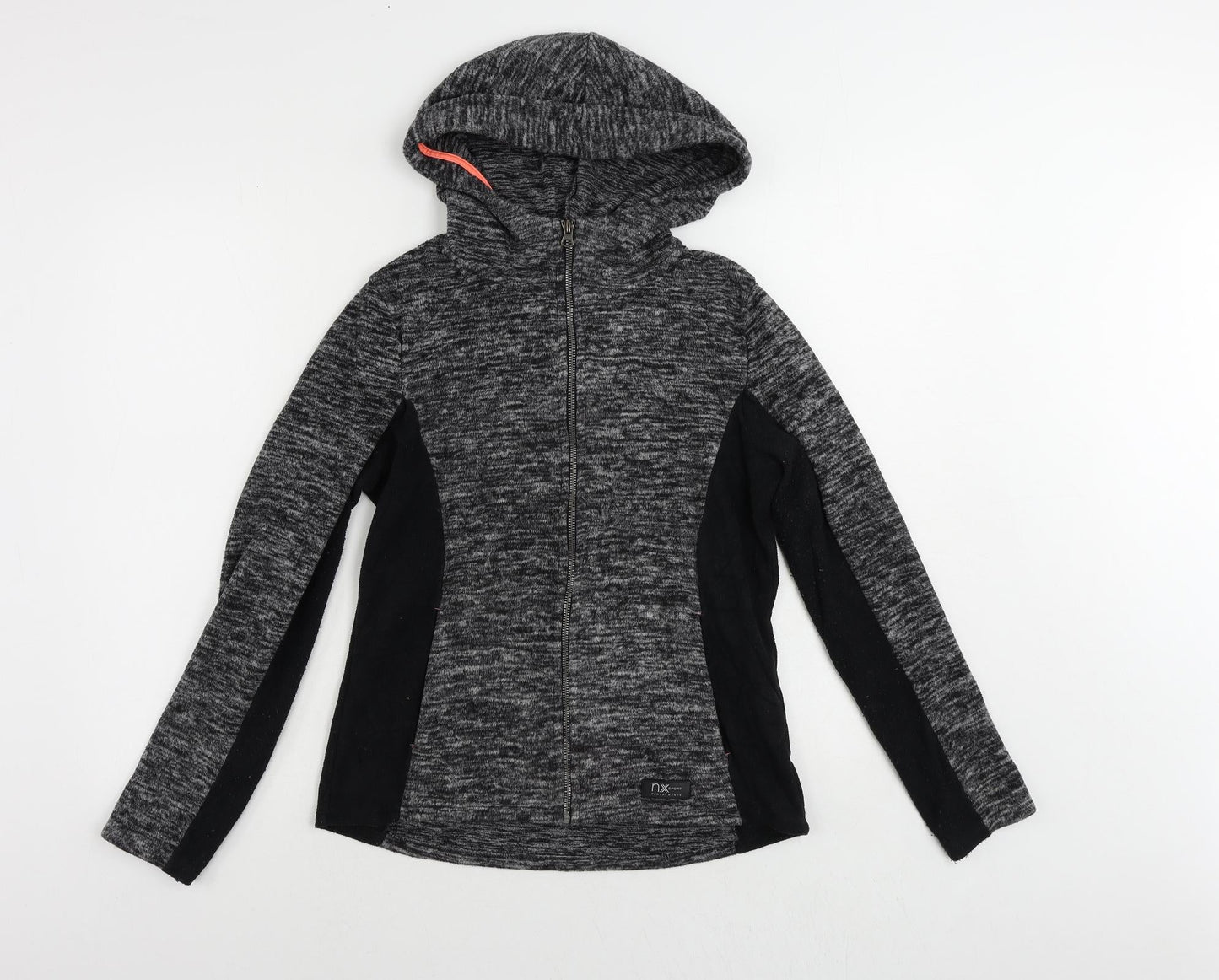 NEXT Womens Grey Jacket Size 8 Zip - Hooded