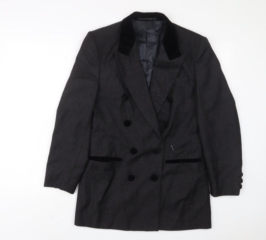 Marks and Spencer Womens Grey Jacket Size 10 Button