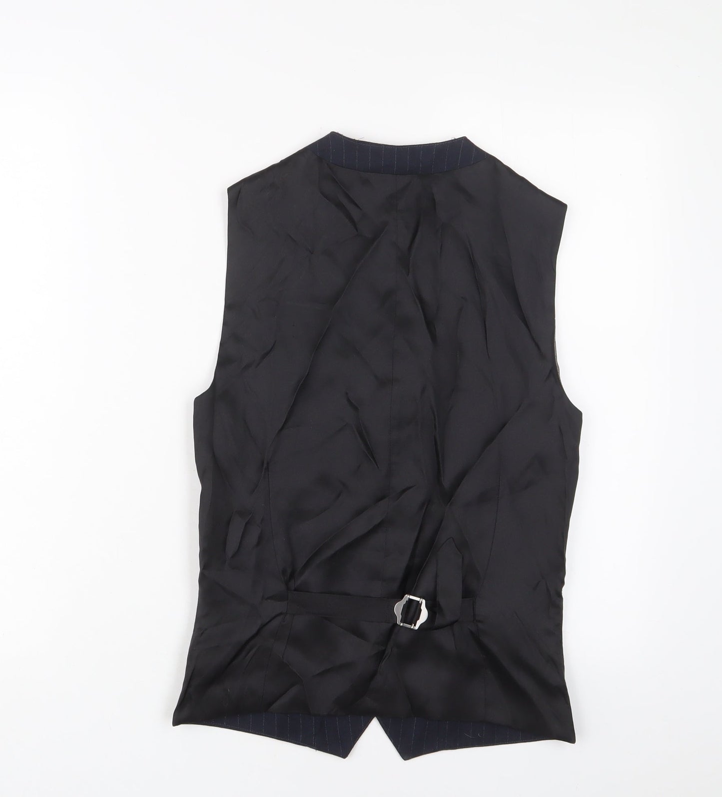 NEXT Mens Blue Wool Jacket Suit Waistcoat Size 34 Regular