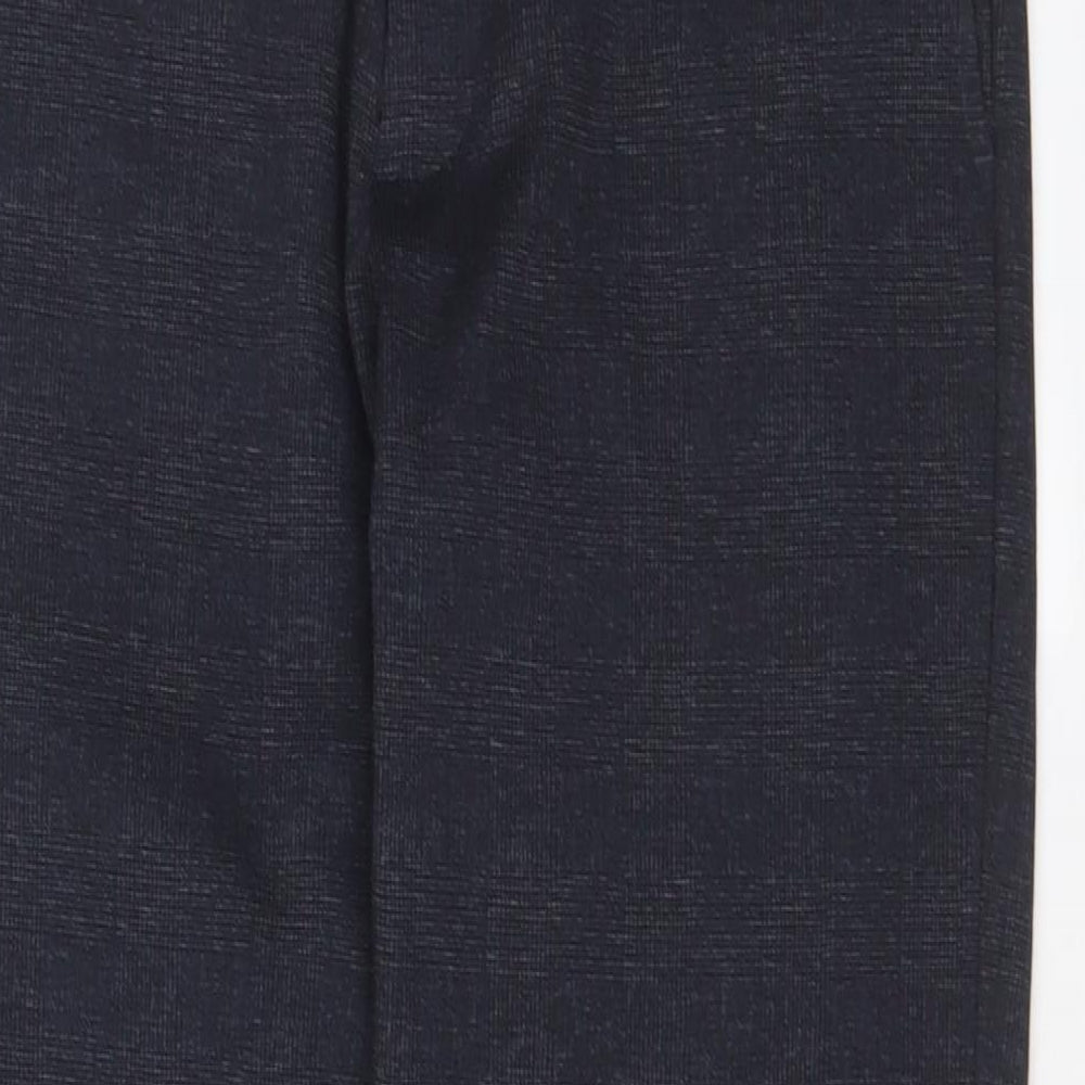 celio* Womens Blue Polyester Trousers Size S L30 in Regular Hook & Eye