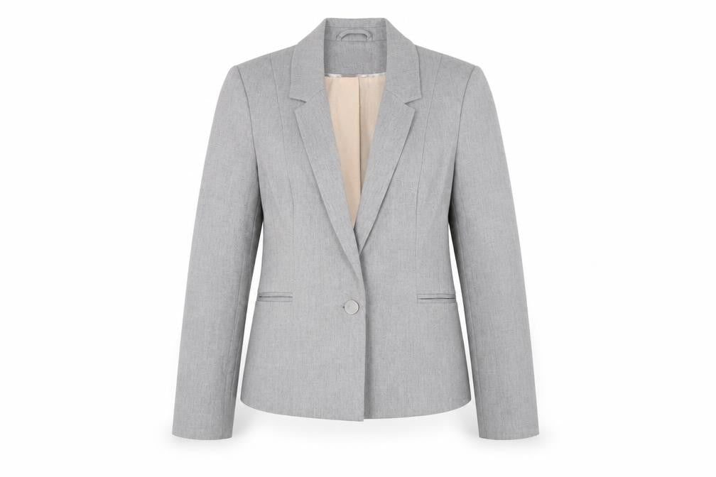 Oasis Womens Grey Jacket Blazer Size 8 Button