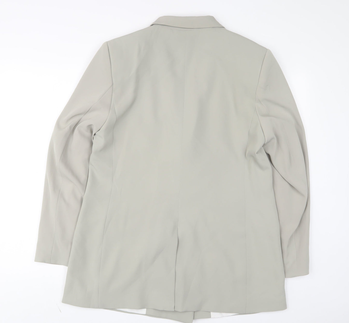 H&M Womens Green Jacket Blazer Size 16 Button