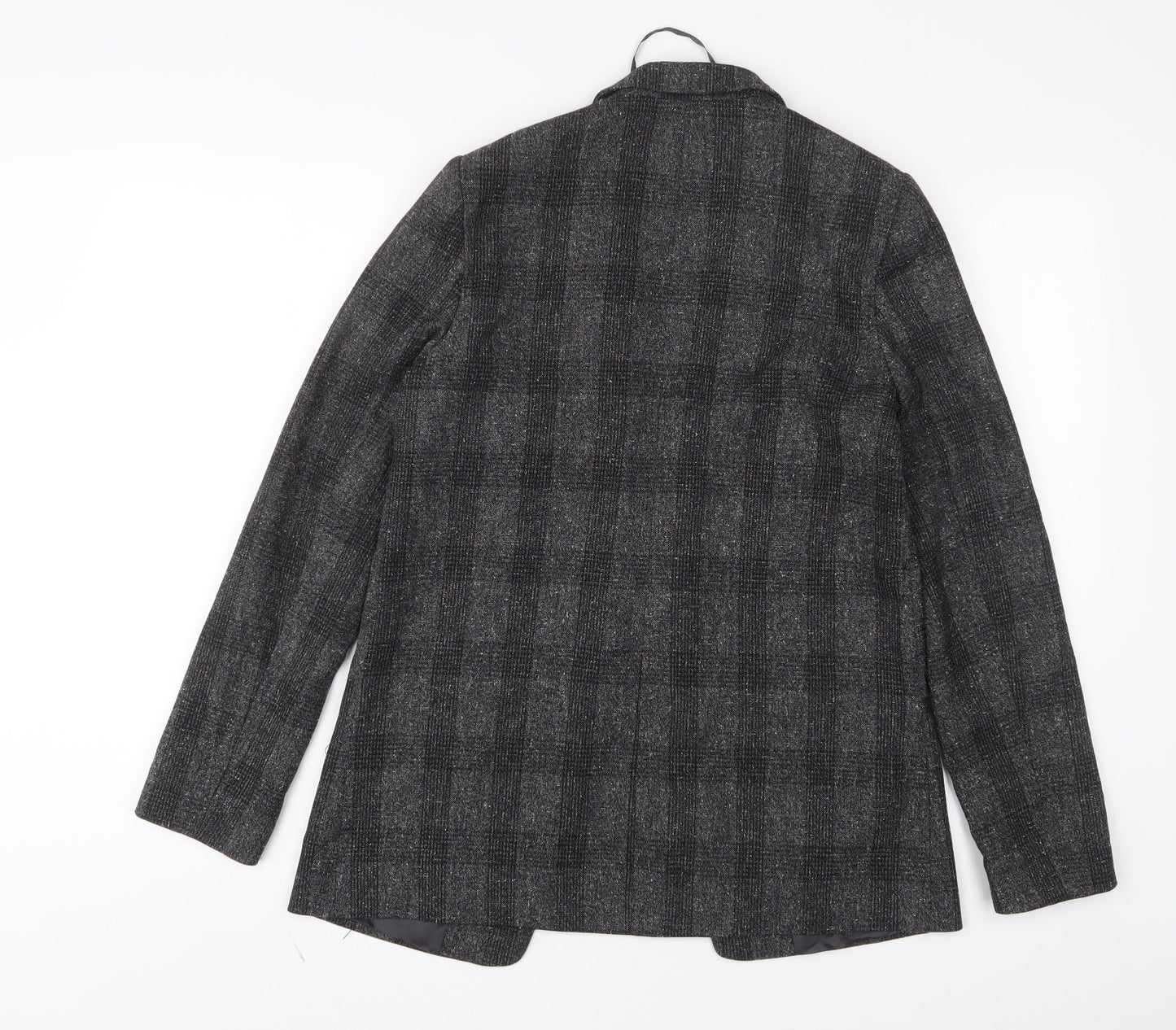 Topshop Womens Grey Jacket Blazer Size 8 - Open