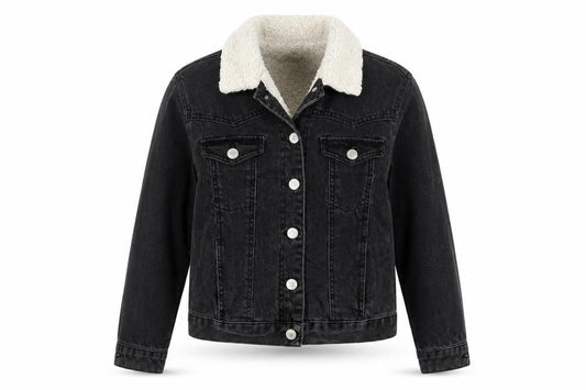 Topshop Womens Grey Jacket Size 4 Button