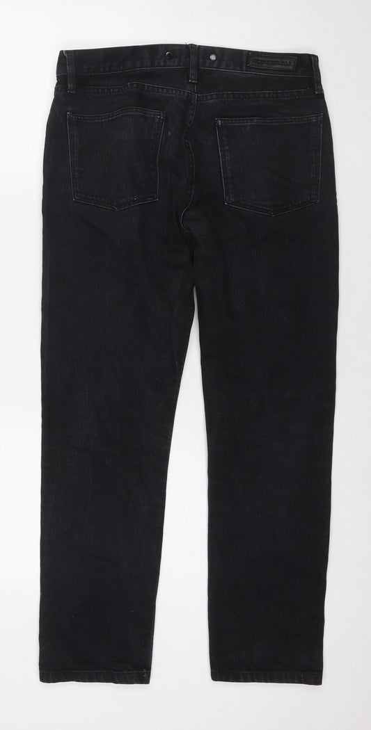 Burberry Womens Black Cotton Skinny Jeans Size 30 in L32 in Regular Zip