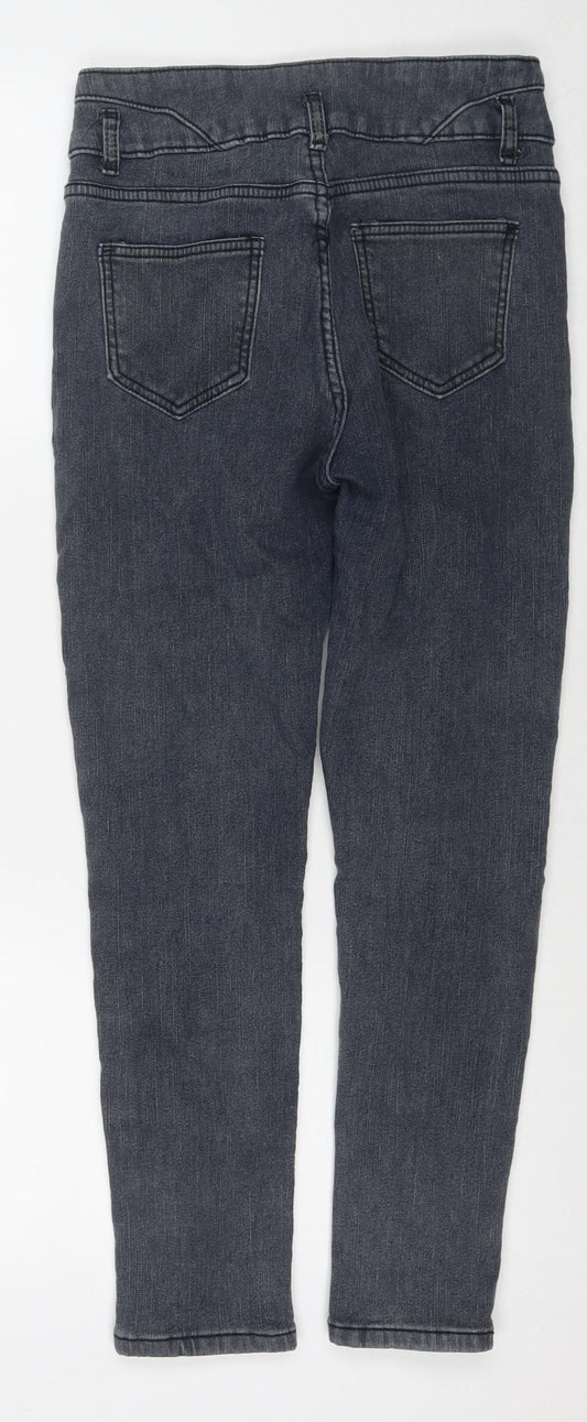 Denim Womens Blue Cotton Skinny Jeans Size 30 in L26 in Regular Zip