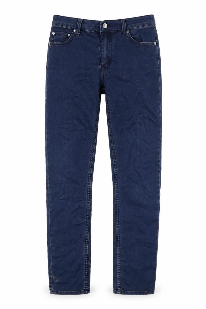 Cheap Monday Mens Blue Cotton Straight Jeans Size 28 in L29 in Regular Button