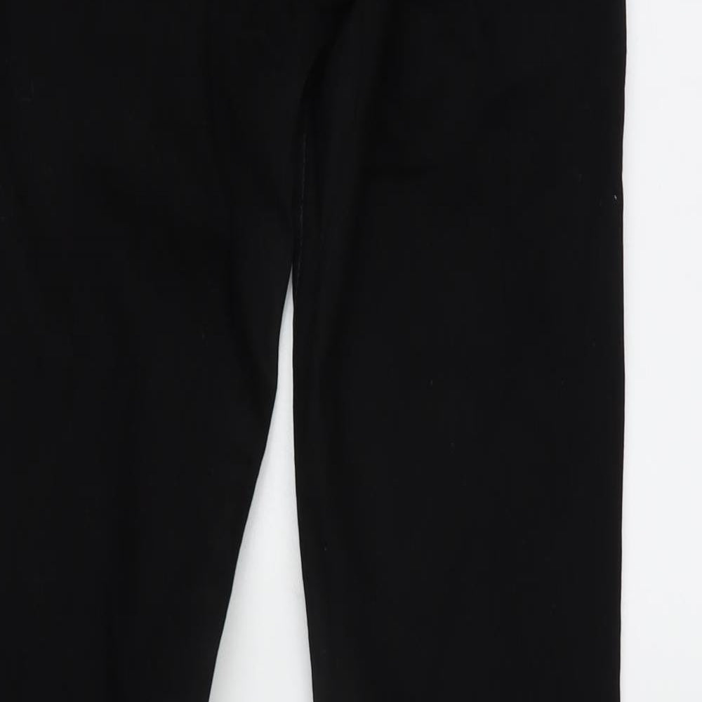 Super Skinny Womens Black Cotton Blend Tapered Jeans Size 27 in L32 in Regular Zip