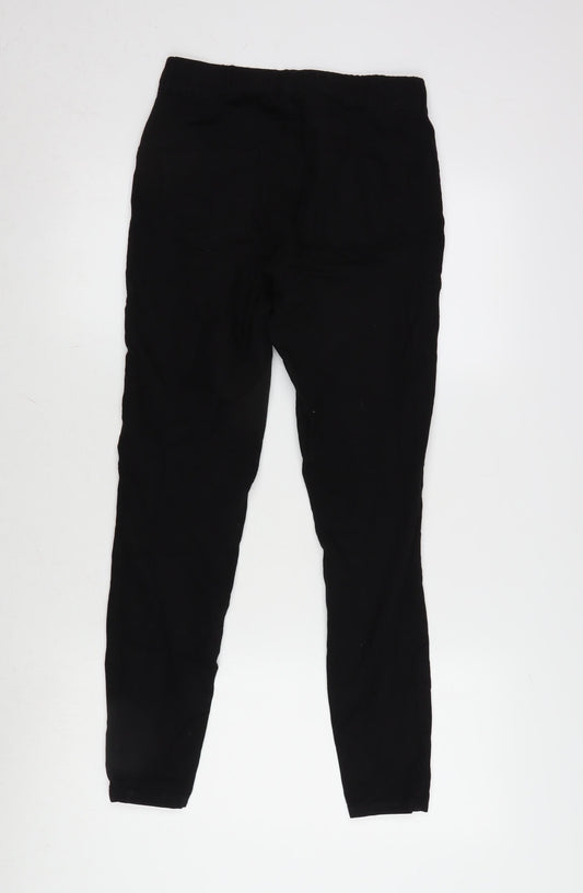 Denim & Co. Womens Black Cotton Blend Jegging Jeans Size 8 L27 in Regular