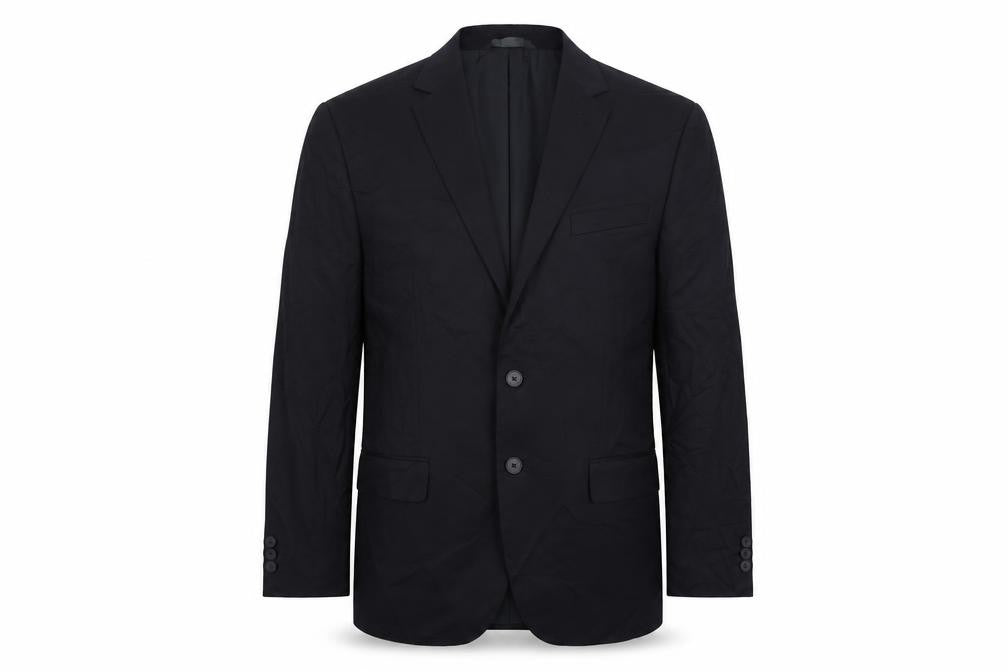 Marks and Spencer Mens Blue Polyester Jacket Suit Jacket Size 42 Regular