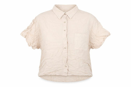 Womens UK Size M Bassika Pink Viscose Button-Up