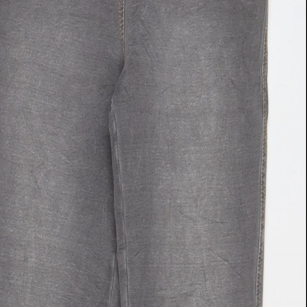 NEXT Womens Grey Cotton Jegging Jeans Size 10 L27 in Regular