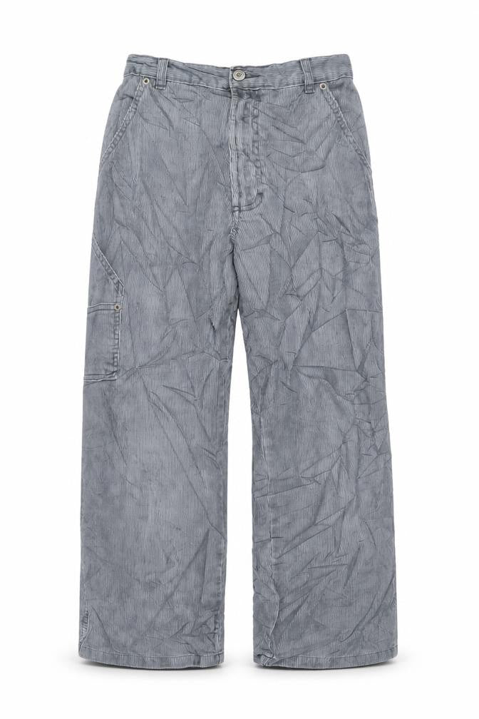 Marks and Spencer Girls Grey Cotton Capri Trousers Size 10 Years L23 in Regular Zip