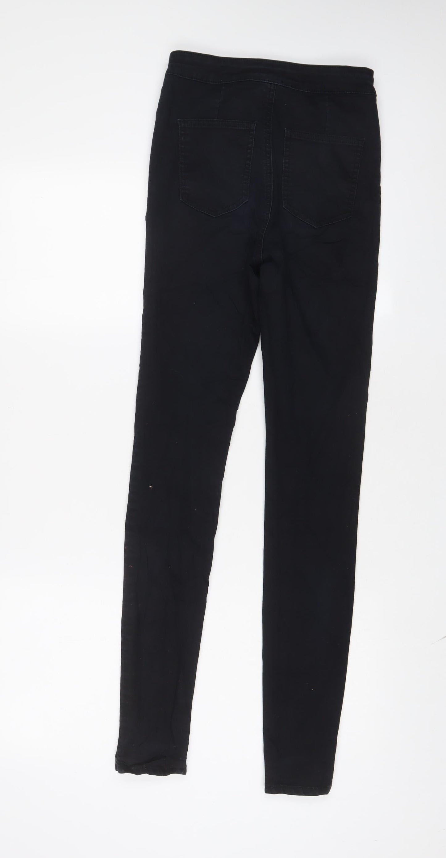 ASOS Womens Black Cotton Skinny Jeans Size 6 L30 in Regular Zip