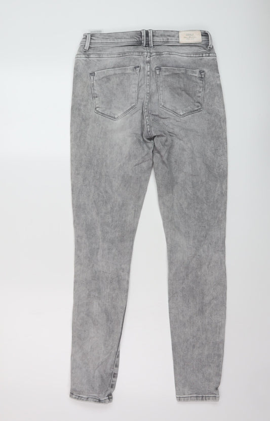 Only Womens Green Cotton Skinny Jeans Size 29 in L29 in Regular Button