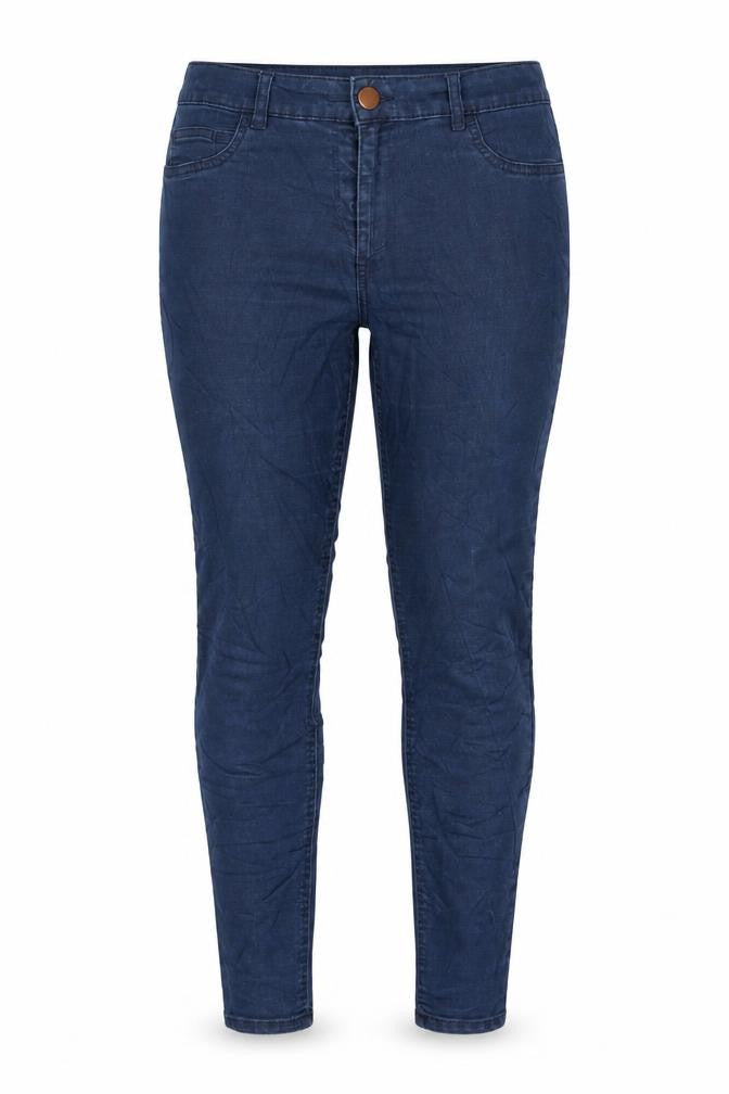 George Womens Blue Cotton Skinny Jeans Size 14 L27 in Regular Zip - 14/16