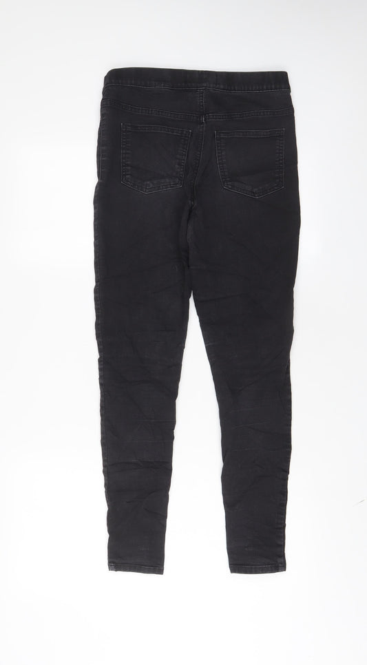 Marks and Spencer Womens Grey Cotton Jegging Jeans Size 10 L27 in Regular