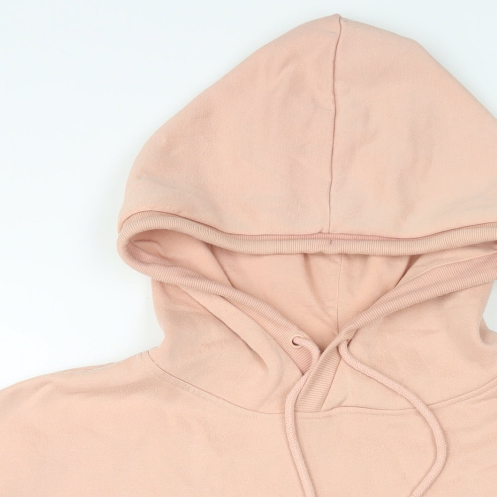 Disney Womens Pink Cotton Pullover Hoodie Size XL Pullover