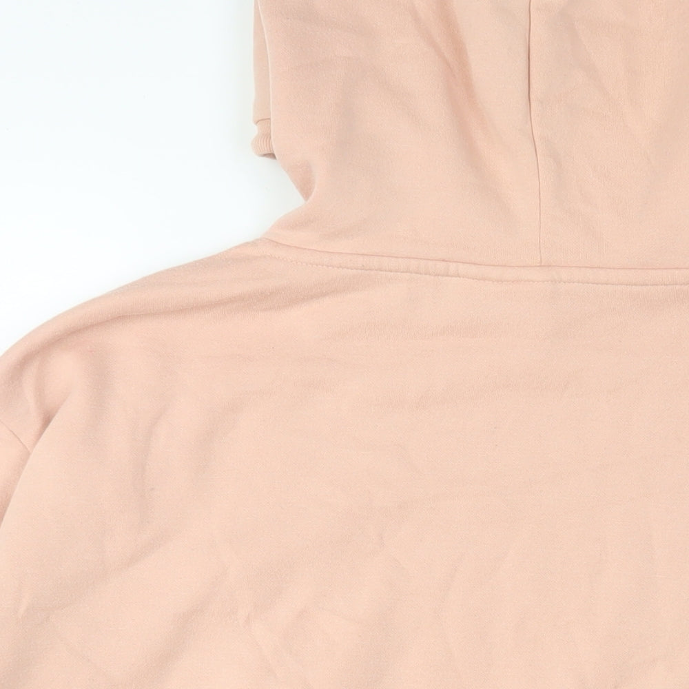 Disney Womens Pink Cotton Pullover Hoodie Size XL Pullover