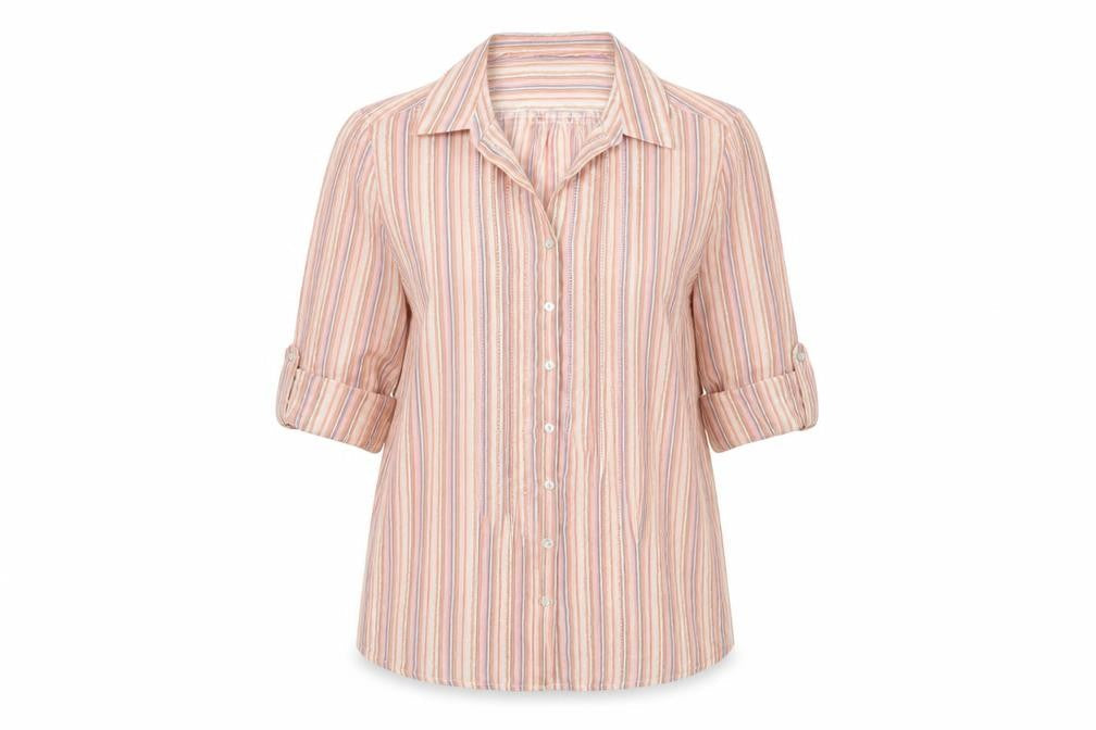 Womens UK Size 14 EWM Multicoloured Polyester Button-Up