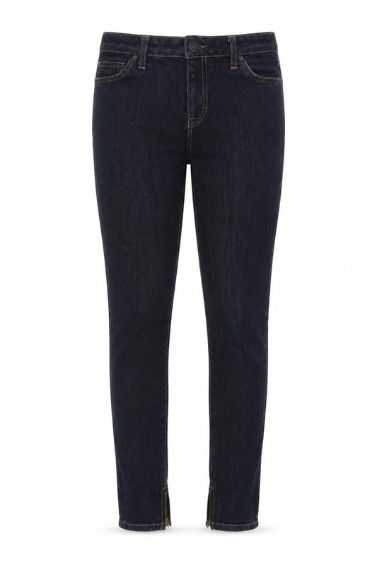 Gap Womens Blue Cotton Blend Skinny Jeans Size 30 in L29 in Regular Zip - Zips to ankle