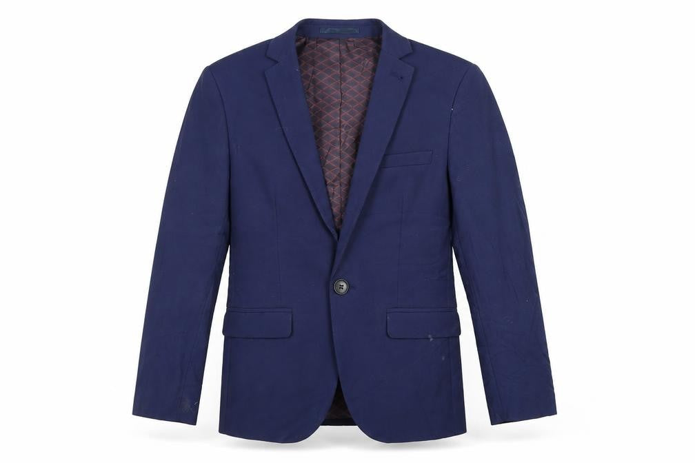 Next Boys Blue Jacket Blazer Size 8 Years Button