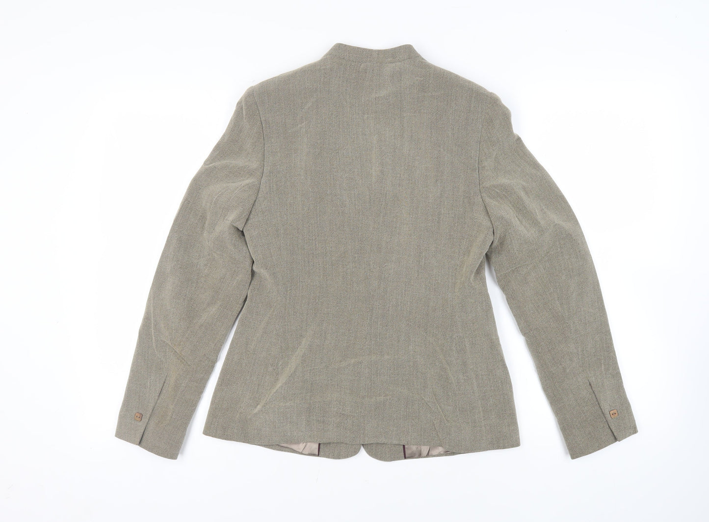 Autonomy Womens Green Jacket Blazer Size 10 Button